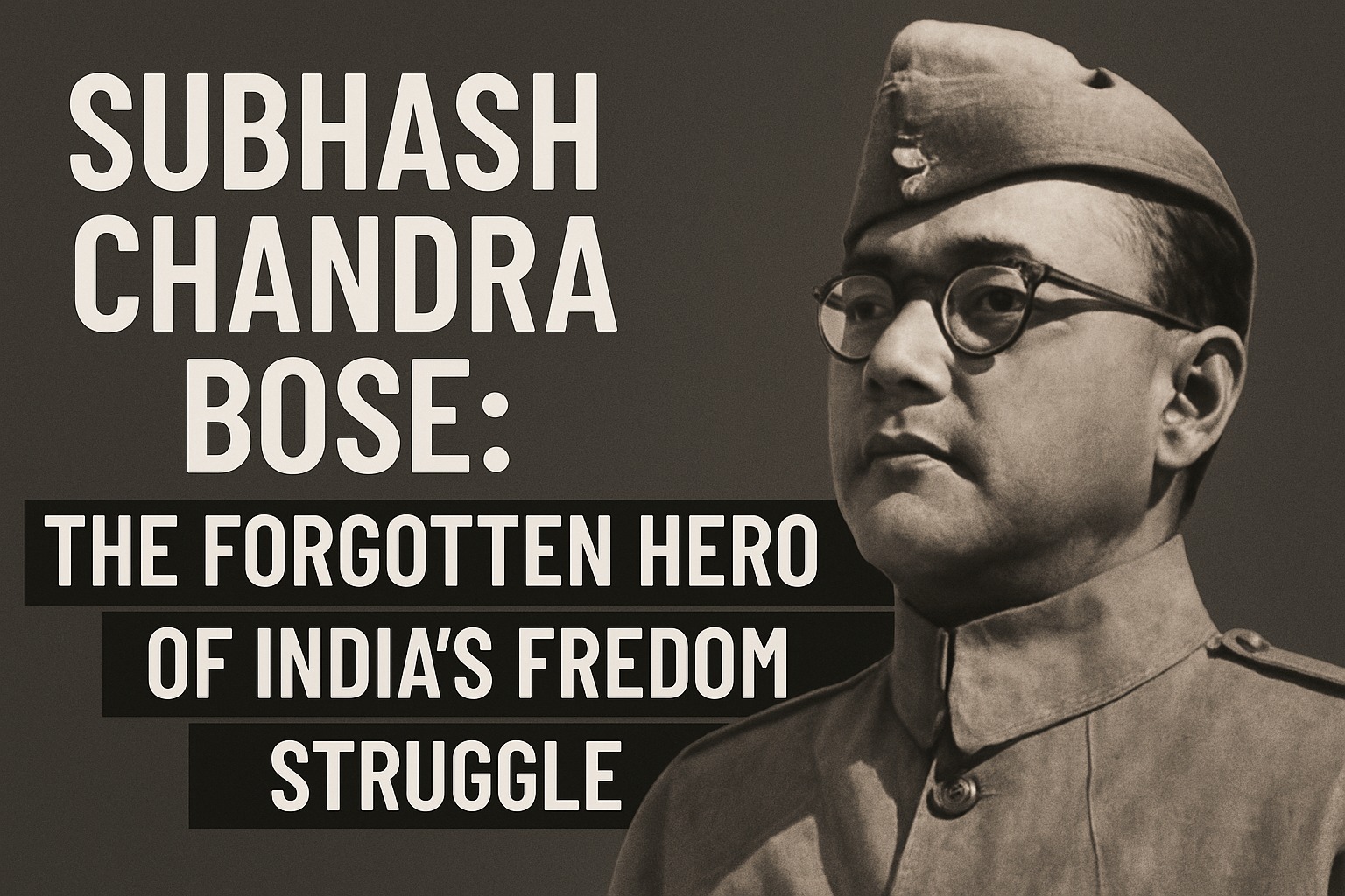 Subhash Chandra Bose: The Forgotten Hero of India’s Freedom Struggle